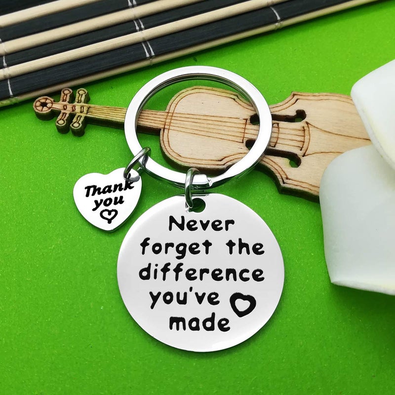 Baipilu Coworker Leaving Gift Retirement Keychain Thank You Keychains Appreciation Gifts for Colleague Teacher Coach Thank You Present Going Away Present Boss Birthday Retired Keyring - Image 3